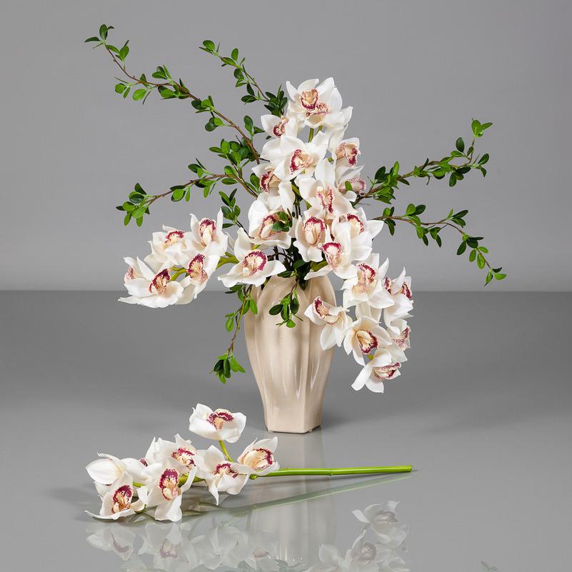 картинка Орхидея Цимбидиум бело-розовая от магазина DECOR OF TODAYфото 2