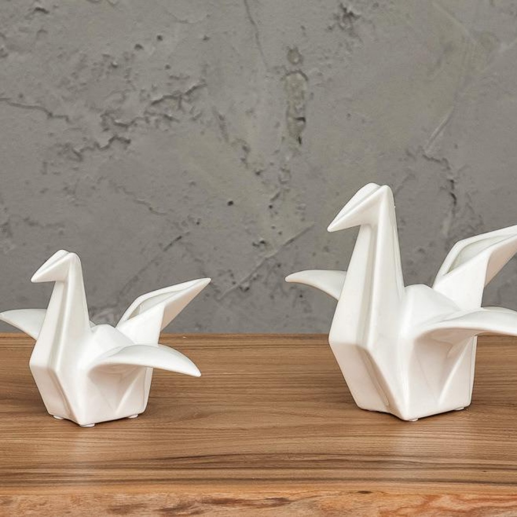 картинка Статуэтка декоративная "Оригами птица" от магазина DECOR OF TODAYфото 2